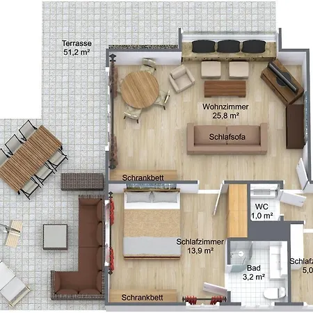 Haus Erli 아파트 *