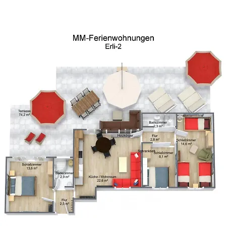 Apartment Haus Erli *