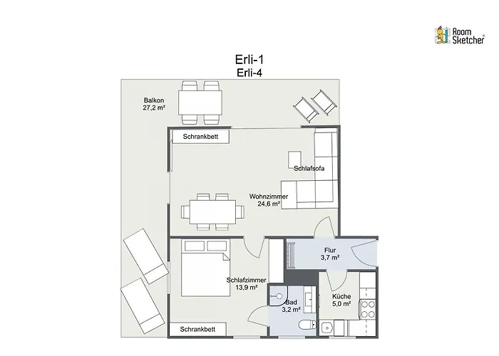 Haus Erli Lejlighed *